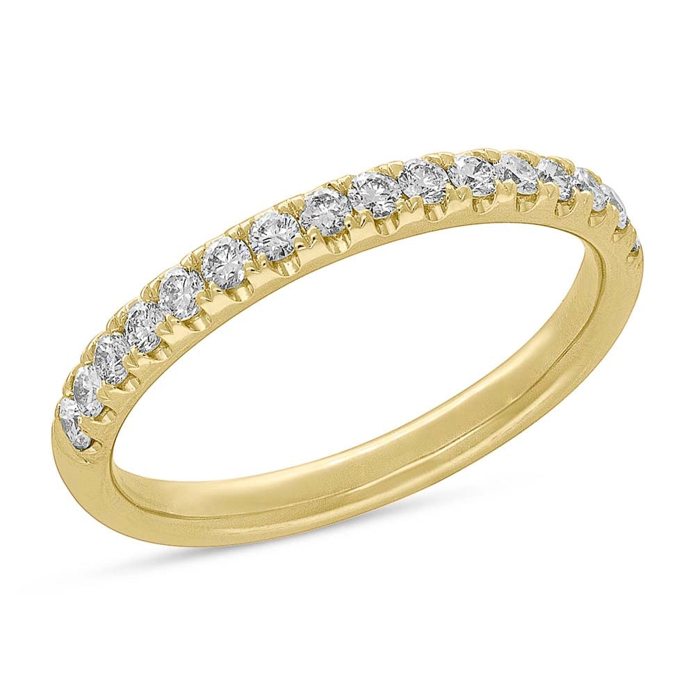 14K Yellow Gold Diamond Ladies Band