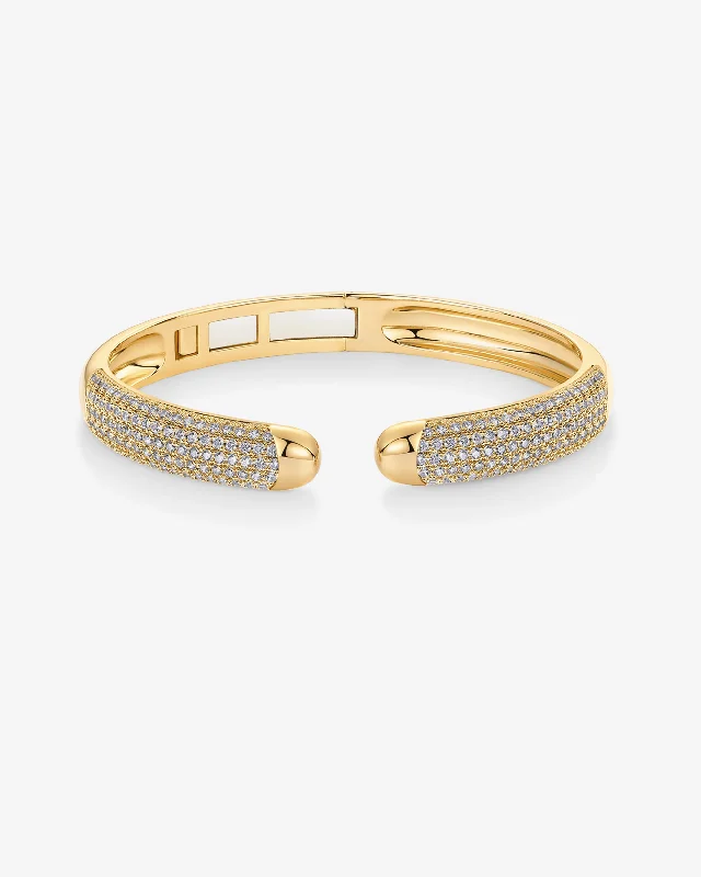 Cubic Zirconia Pave Bangle