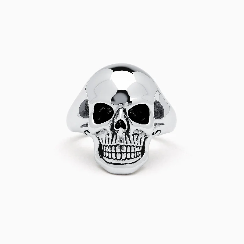 Men's Sterling Silver Skull Ring