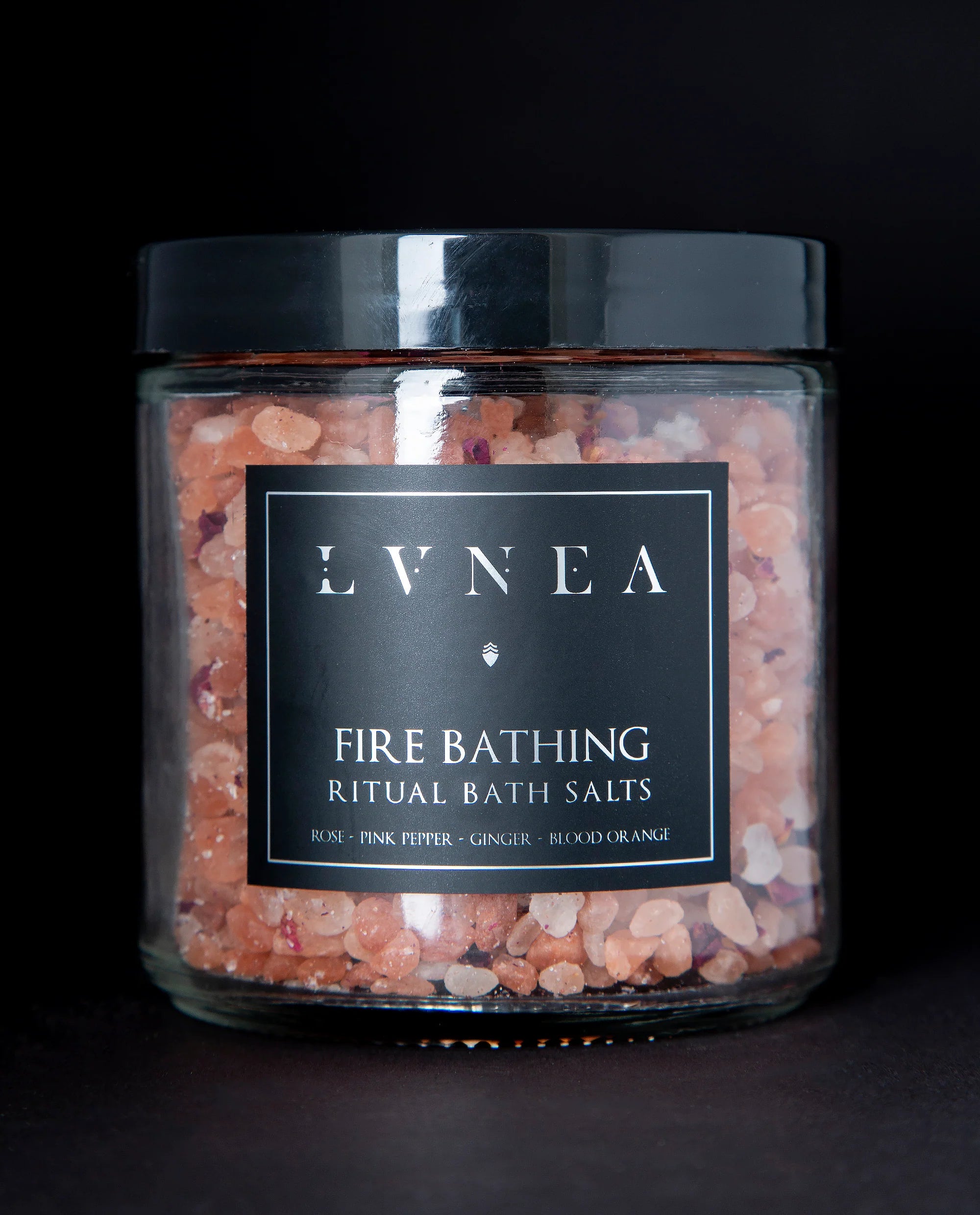 Fire Bathing Ritual Bath Salts with blood orange, rose, ginger