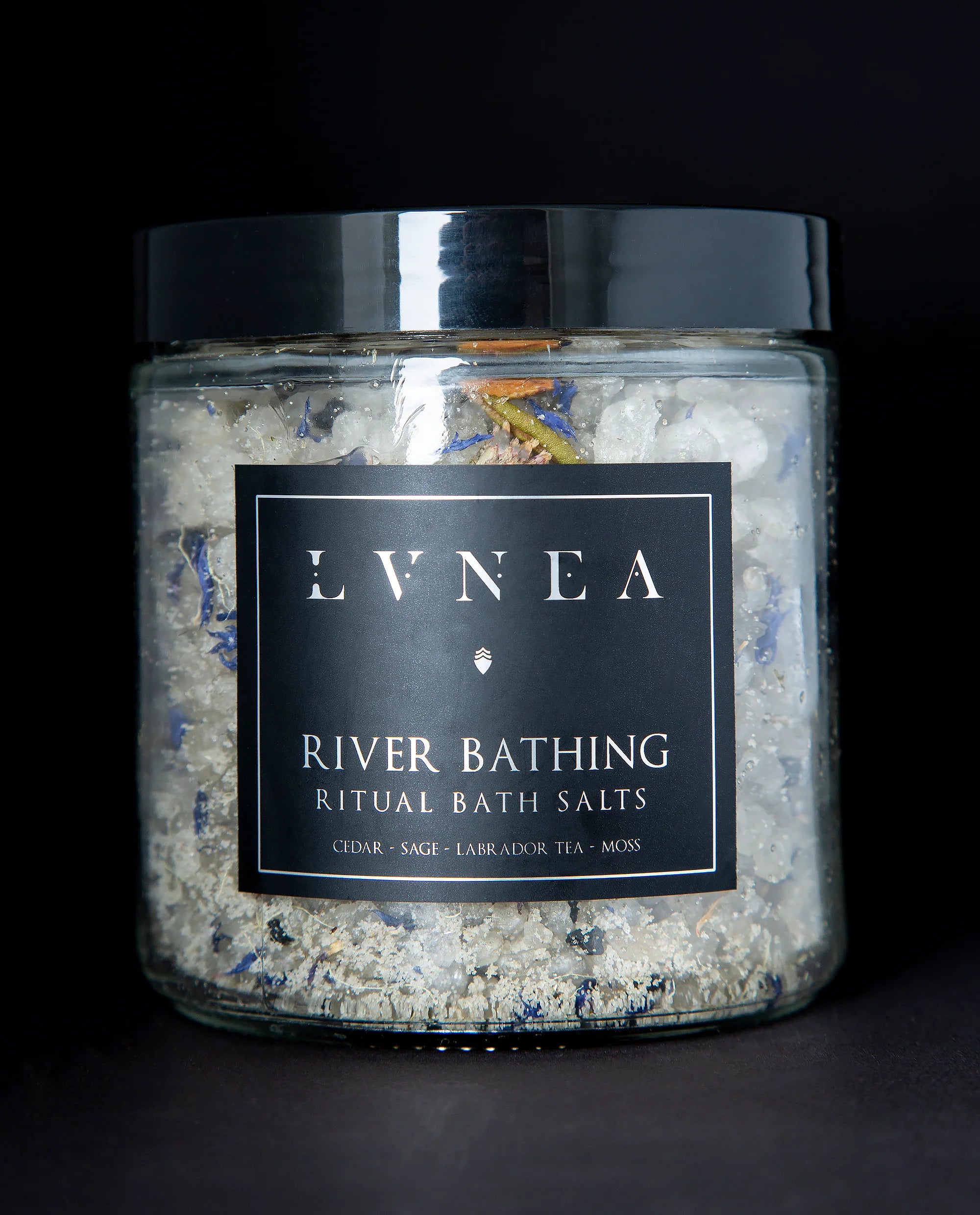 River Bathing Ritual Bath Salts with cedar, sage, hinoki