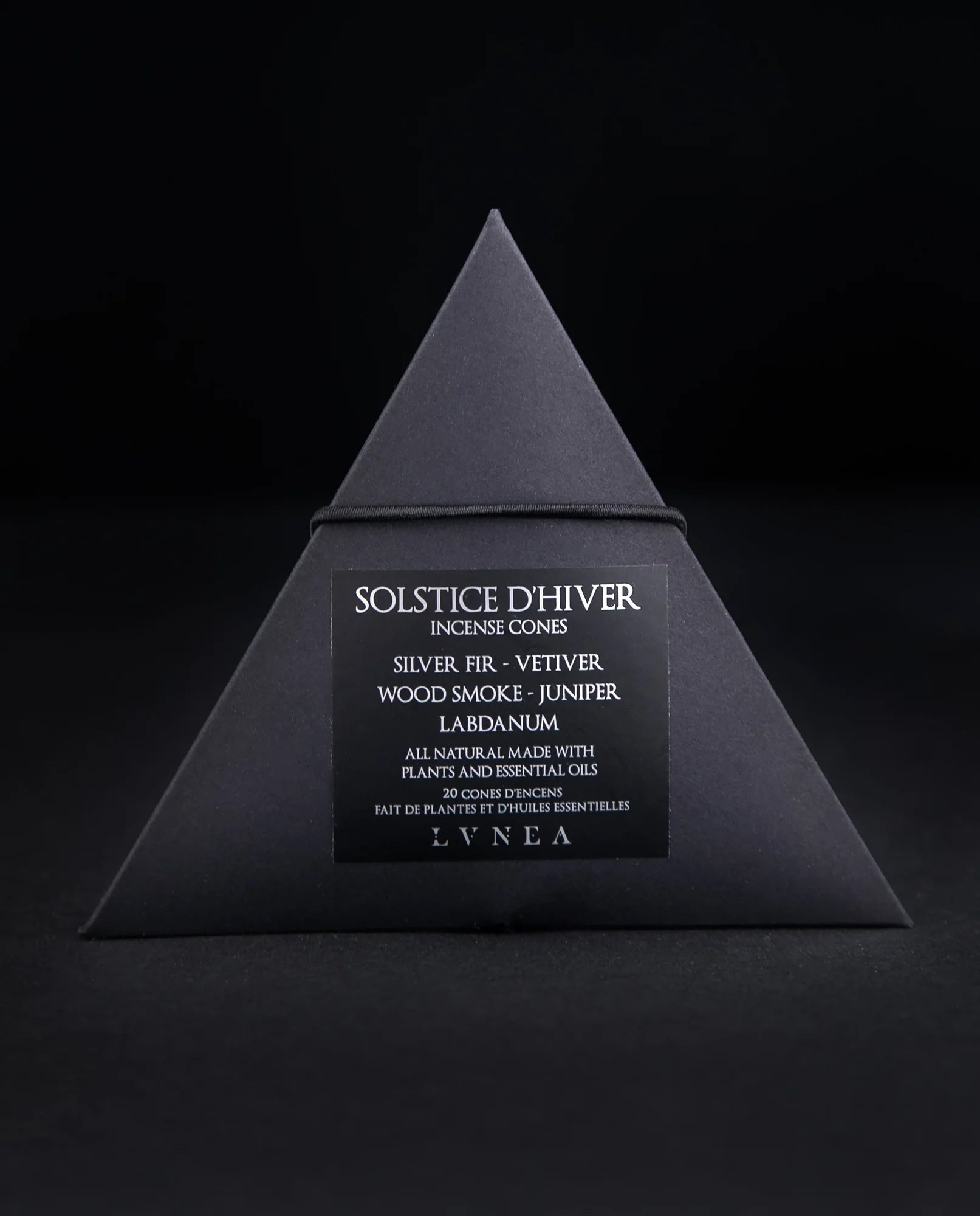 Solstice D’Hiver Incense Cones with vetiver, silver fir, woodsmoke