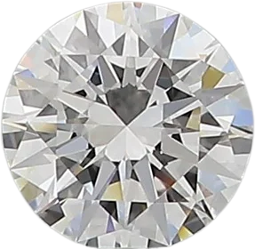 0.5 Carat D VVS2 Round Natural Diamond