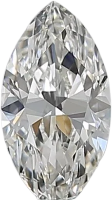 0.51 Carat H VVS1 Marquise Natural Diamond