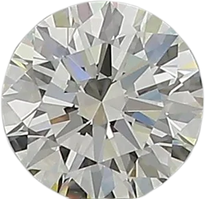 0.52 Carat K IF Round Natural Diamond