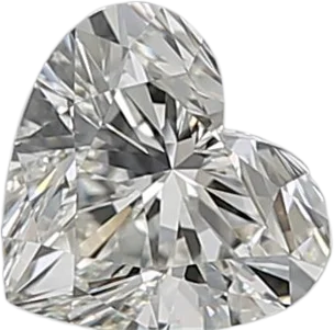 0.56 Carat I VVS1 Heart Natural Diamond