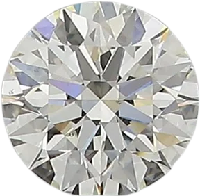 0.58 Carat J VS2 Round Natural Diamond