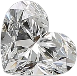 0.6 Carat H VVS1 Heart Natural Diamond