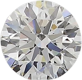 0.6 Carat D VS1 Round Natural Diamond