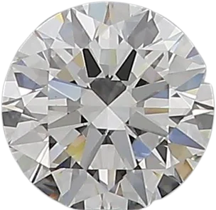 0.6 Carat E IF Round Natural Diamond