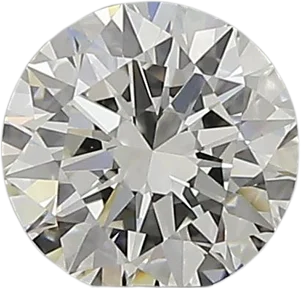 0.6 Carat H VVS1 Round Natural Diamond