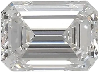 0.66 Carat D vvs2 Emerald Lab Diamond