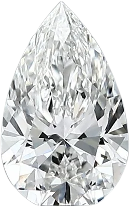 0.71 Carat F SI1 Pear Lab Diamond