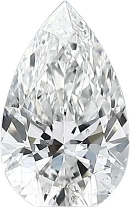 0.71 Carat F SI2 Pear Lab Diamond