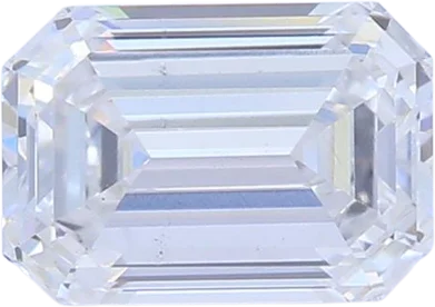 0.75 Carat F VS2 Emerald Lab Diamond