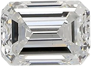 0.88 Carat D vs1 Emerald Lab Diamond