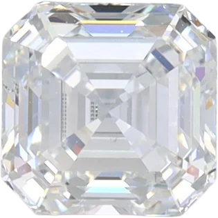 0.96 Carat E VS2 Asscher Lab Diamond