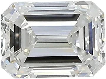 0.98 Carat E vvs2 Emerald Lab Diamond