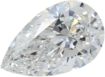 1 Carat D VVS1 Pear Lab Diamond