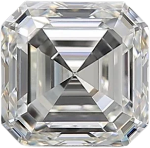 1.01 Carat I VVS1 Asscher Natural Diamond