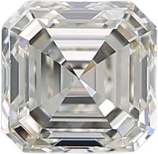 1.01 Carat J VVS1 Asscher Natural Diamond