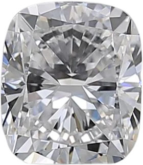 1.01 Carat D VS2 Elongated Cushion Natural Diamond