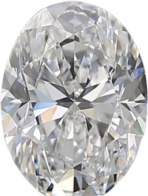 1.01 Carat D VVS2 Oval Natural Diamond