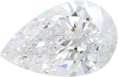 1.01 Carat D VVS1 Pear Lab Diamond