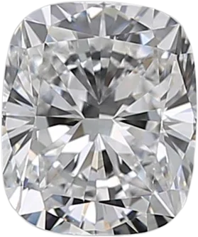 1.02 Carat D VS1 Elongated Cushion Natural Diamond