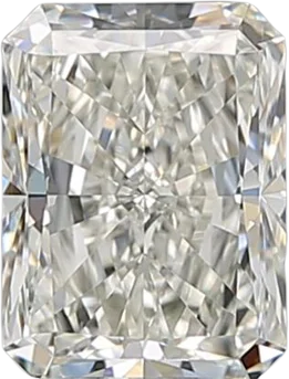 1.03 Carat J VVS2 Radiant Natural Diamond