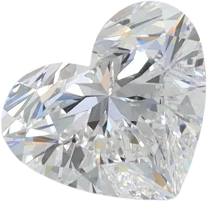 1.04 Carat E VVS2 Heart Lab Diamond