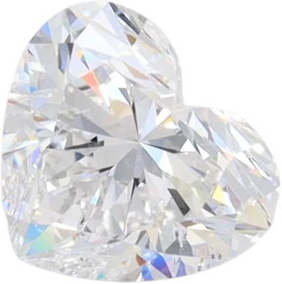 1.04 Carat E VVS2 Heart Lab Diamond