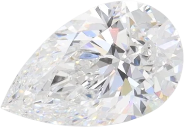 1.05 Carat D VVS2 Pear Lab Diamond