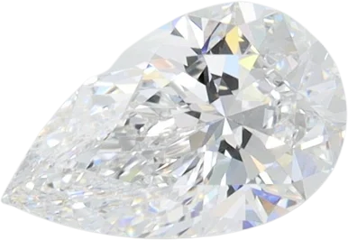 1.05 Carat D VVS2 Pear Lab Diamond