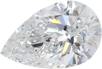 1.09 Carat D VVS1 Pear Lab Diamond