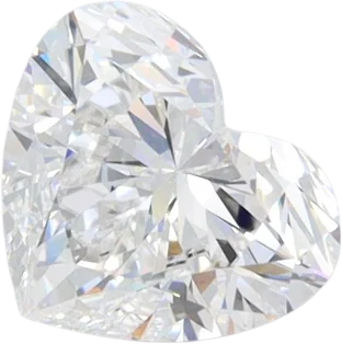 1.1 Carat E VVS2 Heart Lab Diamond