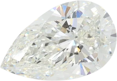 1.37 Carat G VVS1 Pear Lab Diamond