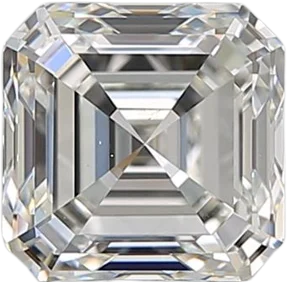 1.5 Carat H VS2 Asscher Natural Diamond