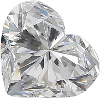 1.5 Carat E VVS1 Heart Natural Diamond