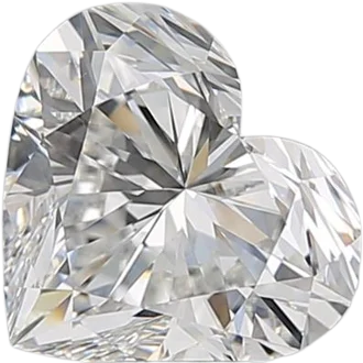 1.51 Carat G VVS2 Heart Natural Diamond