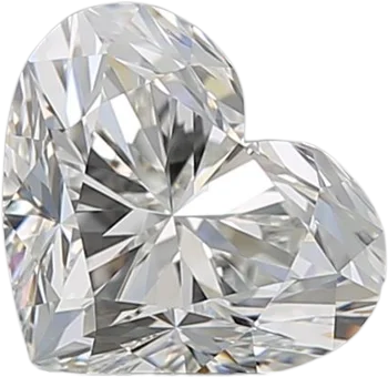 1.51 Carat H VS1 Heart Natural Diamond