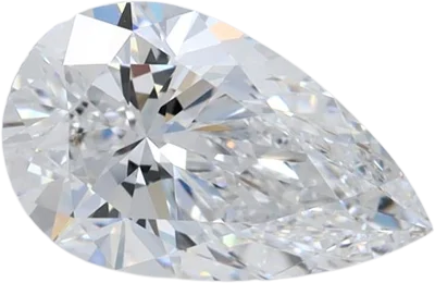 1.51 Carat E VVS2 Pear Lab Diamond