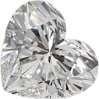 1.52 Carat F VVS2 Heart Natural Diamond