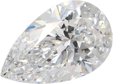 1.52 Carat D VVS2 Pear Lab Diamond