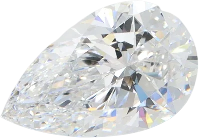 1.54 Carat D IF Pear Lab Diamond