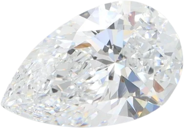 1.54 Carat D VVS2 Pear Lab Diamond