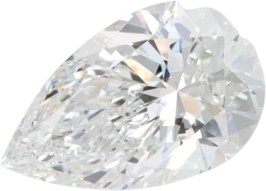 1.54 Carat E VVS2 Pear Lab Diamond