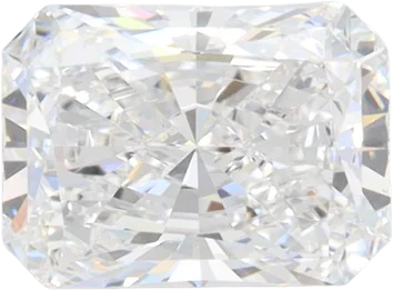 1.54 Carat D VVS2 Radiant Lab Diamond