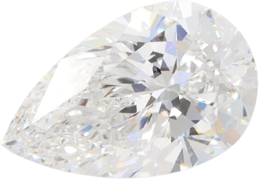 1.55 Carat E VVS2 Pear Lab Diamond