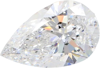 1.56 Carat D VVS2 Pear Lab Diamond